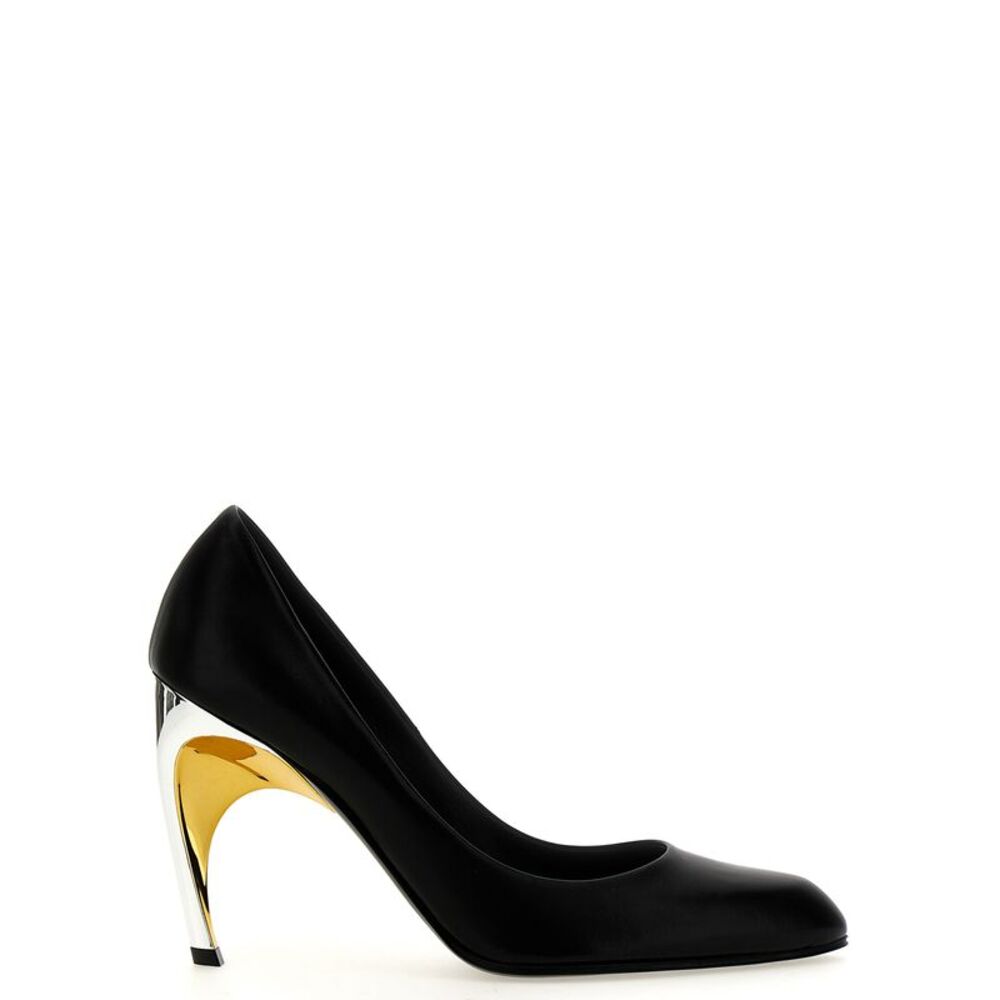 Alexander McQueen Black Lambskin High Heel Women's Pumps